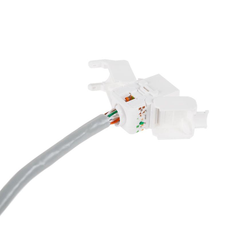  Джек гнездо RJ45 8Р8С быстрозажимной ручной Rexant 05-1052 фото в каталоге от BTSprom.by