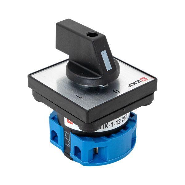  Переключатель кулачковый ПК-1-12 2П 25А "0-1" EKF pk-1-12-25 фото в каталоге от BTSprom.by