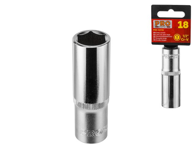 головка 1/2" 17мм 6гр. глубокая pro startul (pro-52117) pro-52117 от BTSprom.by