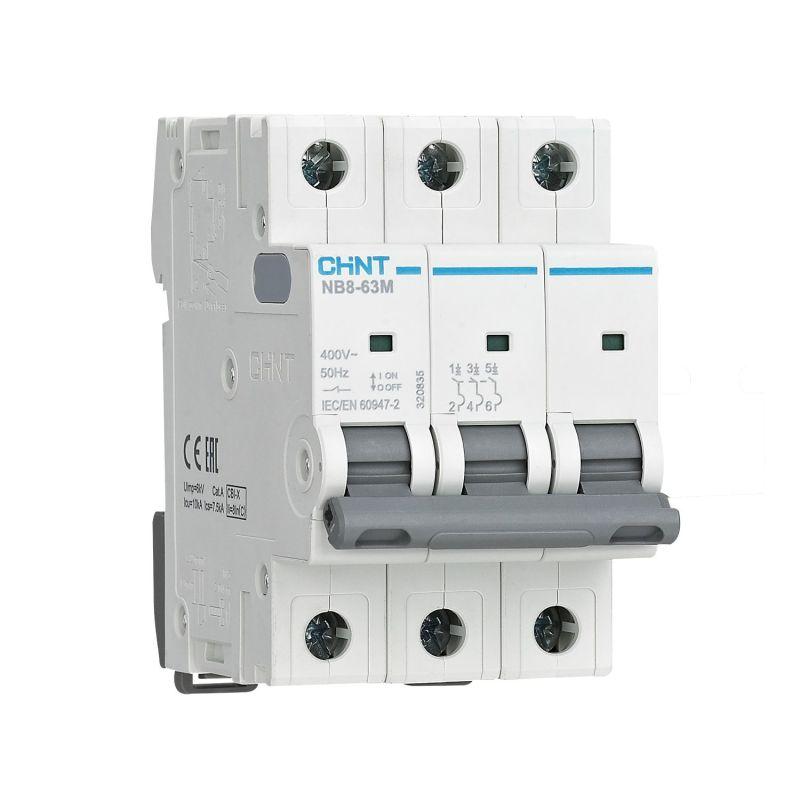 выключатель автоматический nb8-63m 3п 1а 8in (c) (r) chint 320823 от BTSprom.by