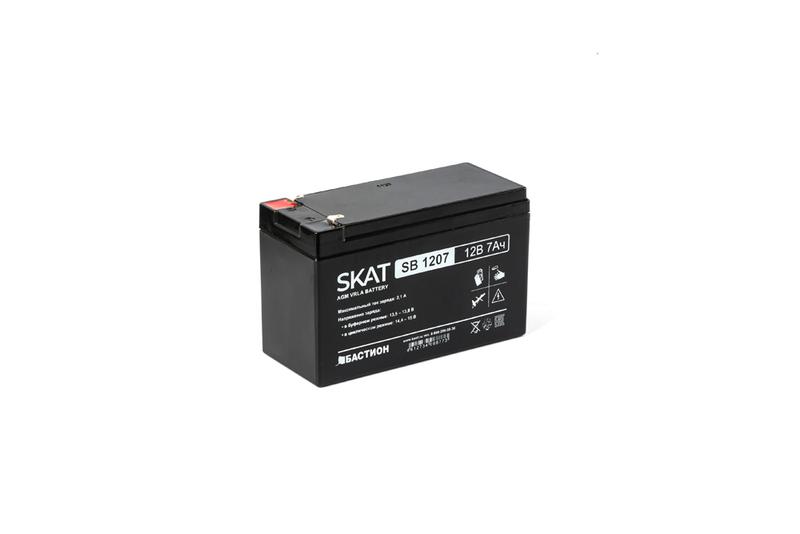 аккумулятор 12в 7а.ч макс. ток заряда 2.1а skat sb 1207 бастион 2533 от BTSprom.by