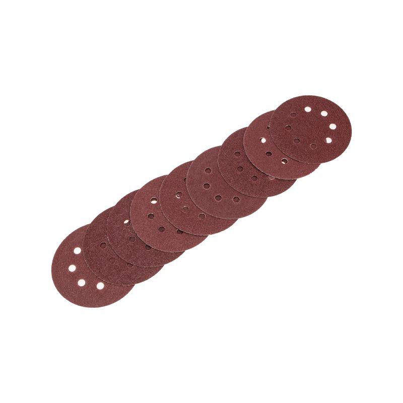  Диск абразивный на ворсовой основе на липучке перфорир. P60 125мм (уп.10шт) Kranz KR-91-1165 фото в каталоге от BTSprom.by