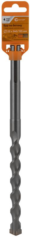  Бур по бетону Profi Plus SDS-Max с крестовым наконечником 22х340мм Cutop 42-22340 фото в каталоге от BTSprom.by