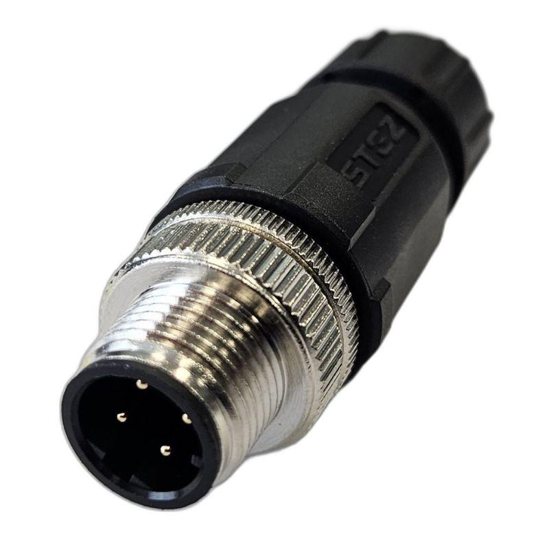 разъем м12 4d штыревой пайка пластик. прямой резьба pg7 каб. часть сцм120022-04d стэз 185200168 от BTSprom.by
