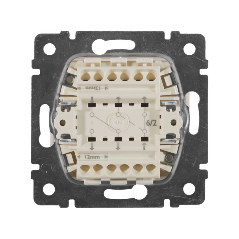  Переключатель проходной 2-кл. СП Valena 10А IP31 250В механизм сл. кость IEK 774308 фото в каталоге от BTSprom.by