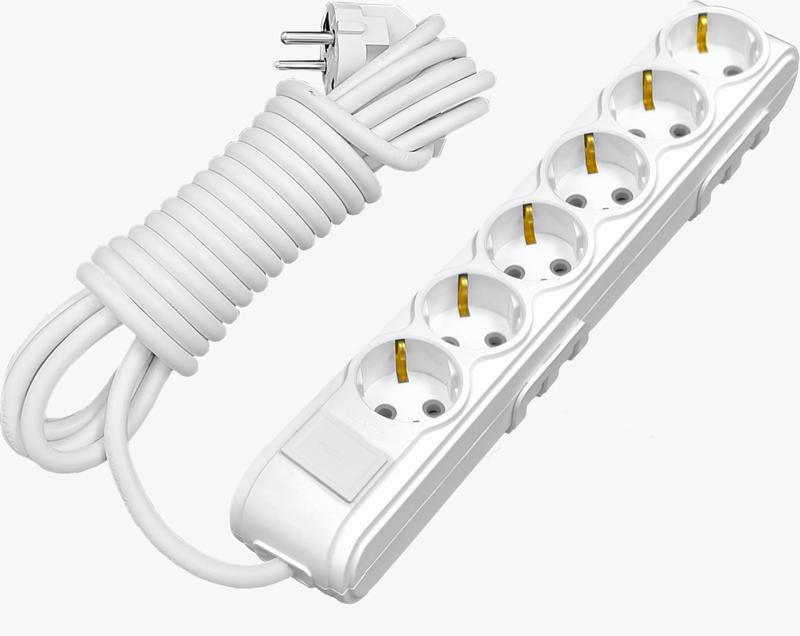 удлинитель 6х3м с защитой от детей motto с/з arvia 35 01 1006 403 от BTSprom.by