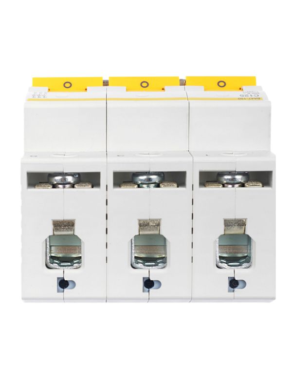  Выключатель автоматический модульный 3п C 125А 15кА ВА47-150 KARAT IEK MVA50-3-125-C фото в каталоге от BTSprom.by