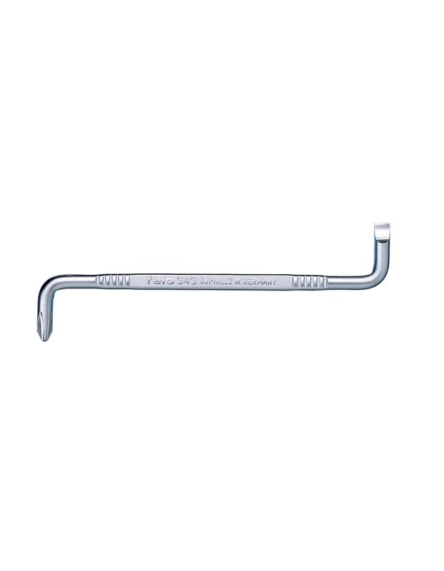 отвертка двусторонняя изогнутая z-образ. sl6.0-ph2 135мм felo 34326000 от BTSprom.by
