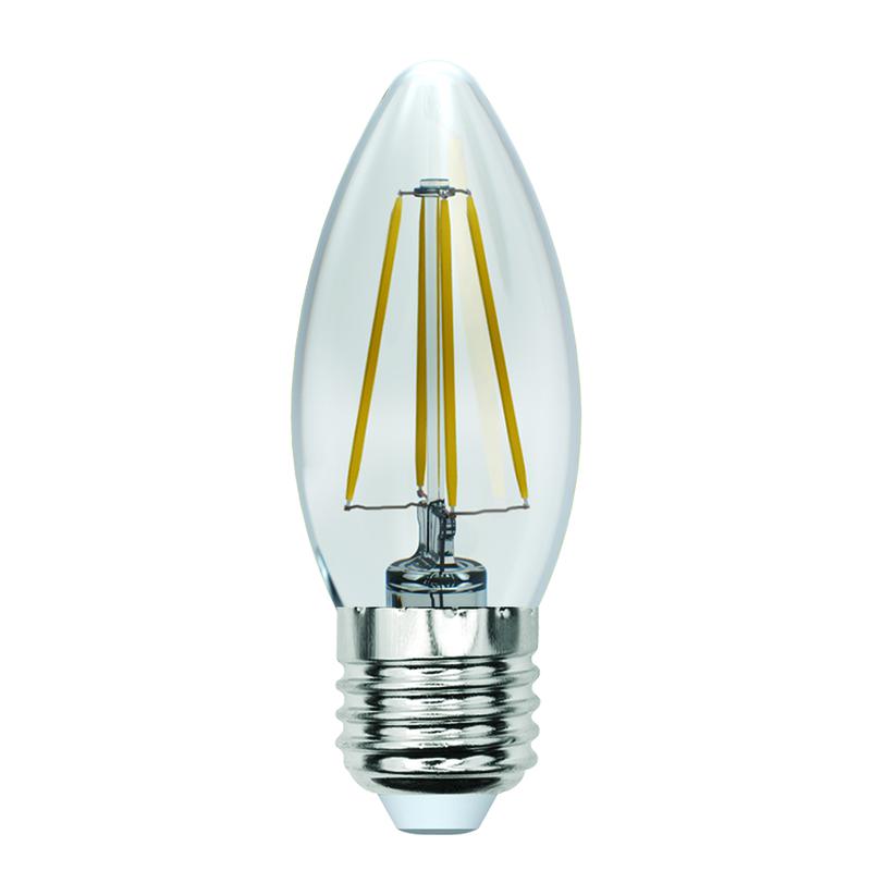 лампа светодиодная led-c35-13w/3000k/e27/cl pls02wh sky прозр. картон uniel ul-00005901 от BTSprom.by