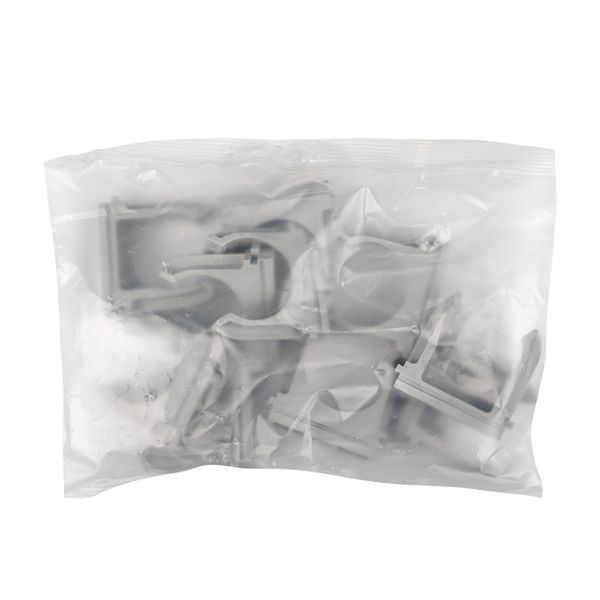  Держатель для труб (клипса) d32мм сер. (уп.10шт) Plast EKF derj-z-32n-r фото в каталоге от BTSprom.by