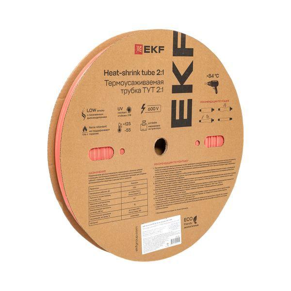 трубка термоусадочная тут нг 20/10 красн. (уп.100м) ekf tut-20-r от BTSprom.by