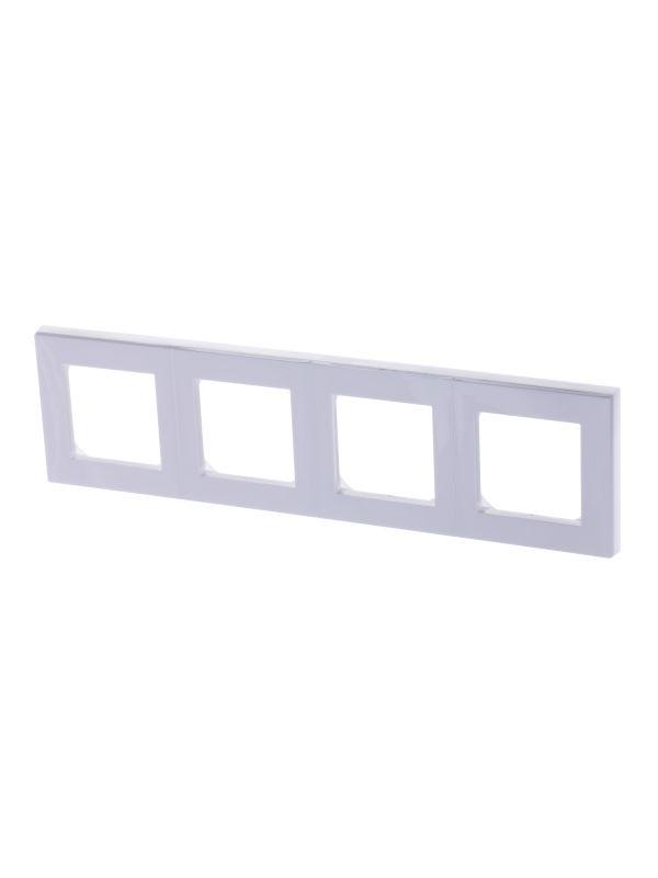 рамка levit 4п бел./ледяной abb 2chh015040a6001 от BTSprom.by