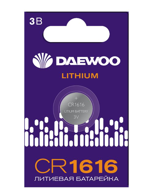 элемент питания литиевый cr1616 3в bl-1 (блист.1шт) daewoo 5057982 от BTSprom.by