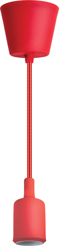 светильник 61 524 nil-sf02-011-e27 60вт 1м пласт. красн. navigator 61524 от BTSprom.by