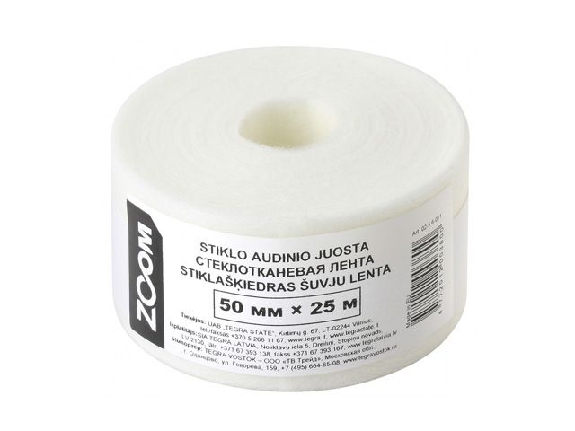 лента стеклопластиковая 50ммх25м zoom (для армирования швов) 02-5-6-011 от BTSprom.by