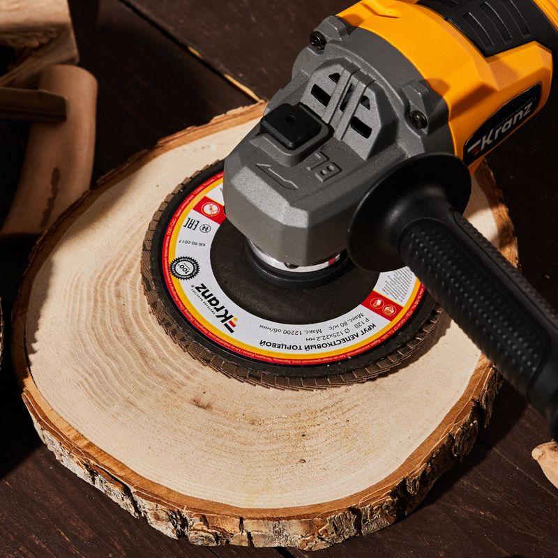  Круг лепестковый торцевой P24 125х22.2мм Kranz KR-90-0010 фото в каталоге от BTSprom.by