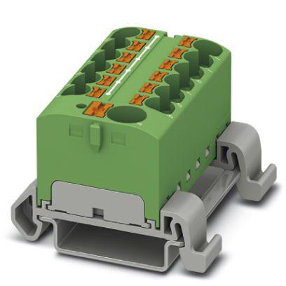 блок распределительный ptfix 10/12x4-ns35a gn phoenix contact 3273754 от BTSprom.by