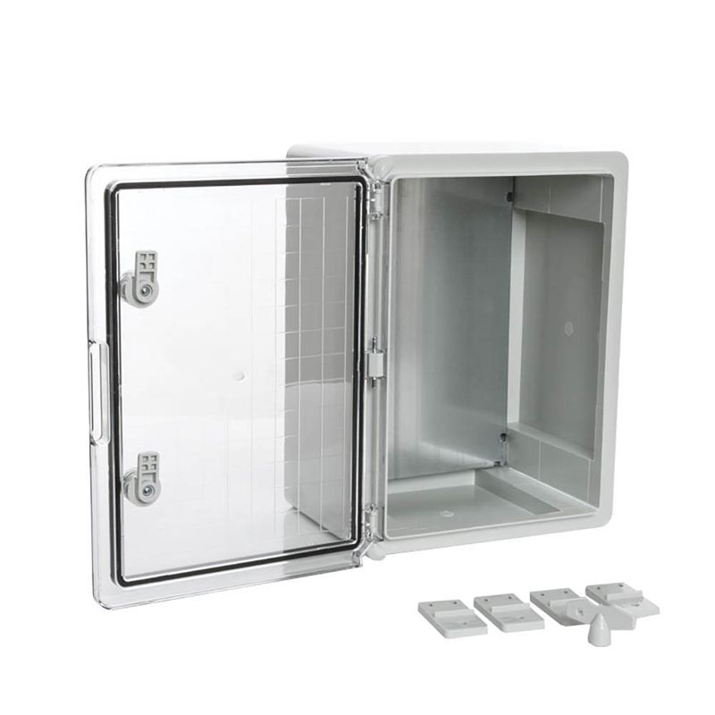 корпус пластиковый с монтажной панелью щмп ip65 прозр. дверь 400х300х220 промрукав pr08.26512 от BTSprom.by
