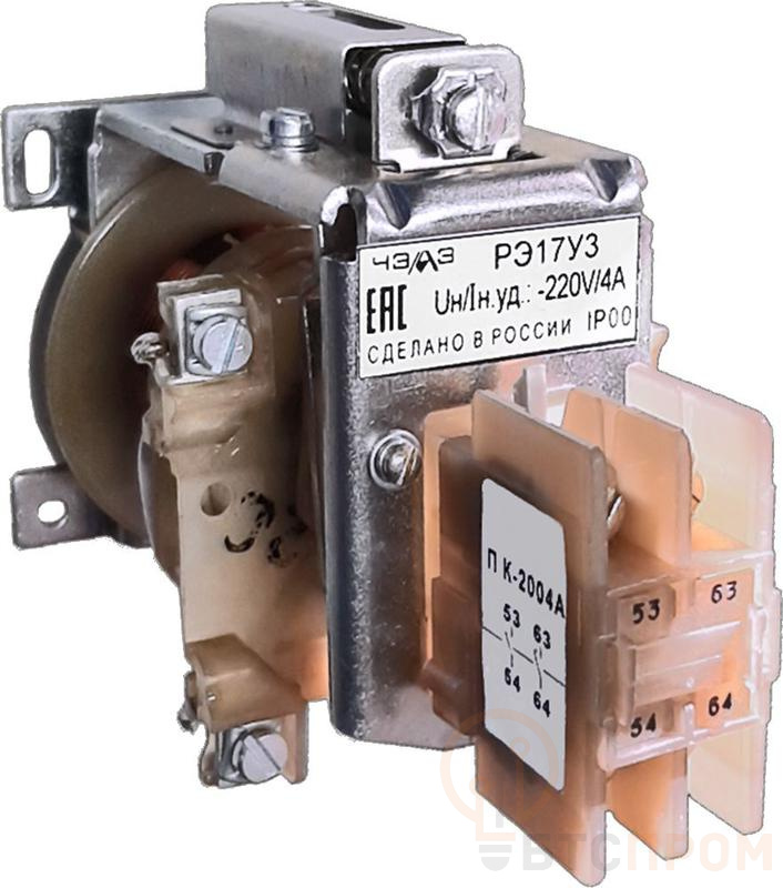 Реле напряжения РЭ-17-110В (вкл. обм.) 40А (удерж. обм. тока) 2"З"+2"Р" ЧЭАЗ A8119-77945391 фото в каталоге от BTSprom.by  Реле напряжения РЭ-17-110В (вкл. обм.) 40А (удерж. обм. тока) 2"З"+2"Р" ЧЭАЗ A8119-77945391 фото в каталоге от BTSprom.by