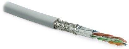 кабель витая пара sf/utp кат.5e 4 пары 24 awg ож solid экран-фольга + медн. оплетка pvc -20град.c-+75град.c sfutp4-c5e-s24-in-pvc-gy-305 гарантия: 15 лет компонентн./25 лет системн. сер. (уп.305м) hyperline 47909 от BTSprom.by
