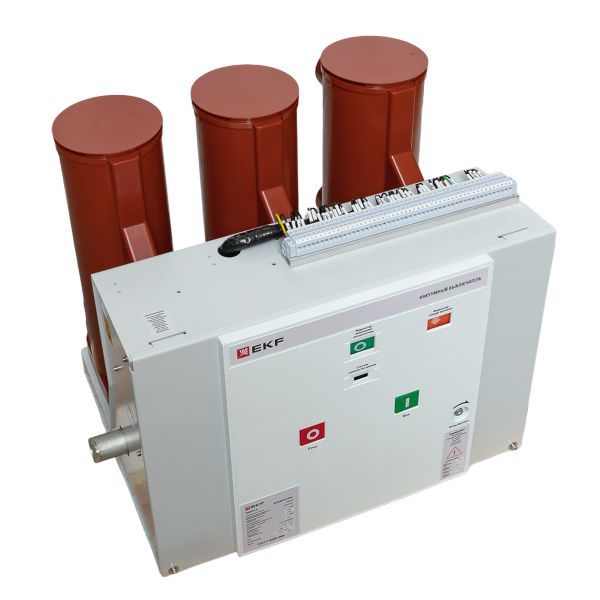  Выключатель вакумный BB/EKF-10-630-20-210-3 стац. исполн. магн. блок. вкл. с правой и левой блок. с 2 токовыми катушками отключения 220В AC/DC EKF ppt22t2plbbv21s0620 фото в каталоге от BTSprom.by