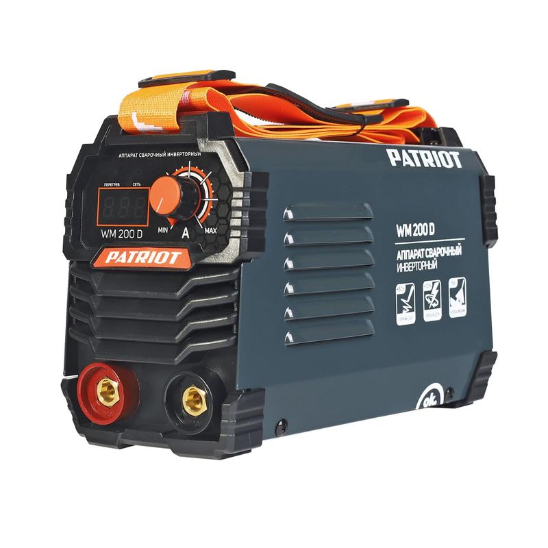 аппарат сварочный инверторный wm 200 d patriot 605302020 от BTSprom.by