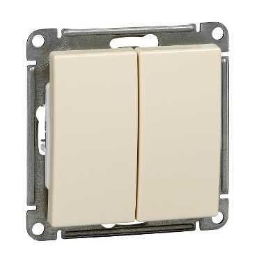 выключатель 2-кл. сп w59 10а ip20 10ax механизм сл. кость se vs510-252-2-86 от BTSprom.by