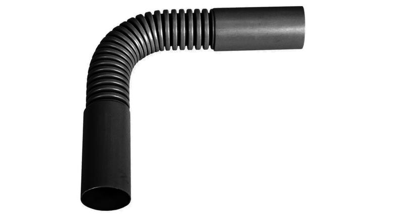 поворот гибкий гофрированный труба-труба 16мм черн. ruvinil п01416ч от BTSprom.by