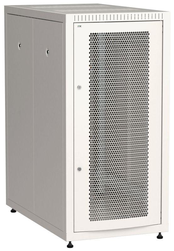 шкаф сетевой linea e 24u 600х1000мм двери 2шт перфорир. и метал. сер. itk le35-24u61-pm от BTSprom.by
