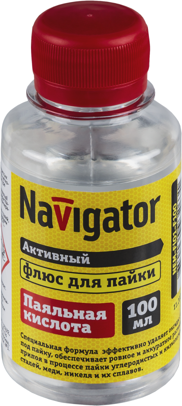 флюс 93 263 nem-fl01-f100 (паяльная кислота; 100 мл) navigator 93263 от BTSprom.by