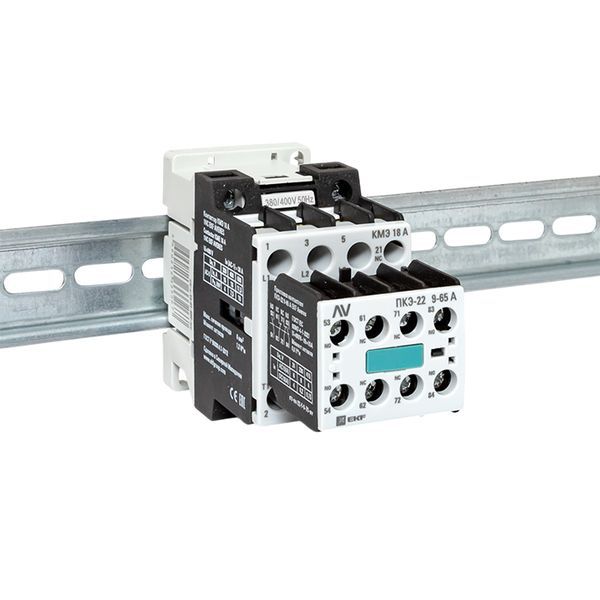  Комплект КМЭ 1НЗ 18А кат. 400В АС 2НО+2НЗ AVERES EKF ctr-s-18-01-400-av-22 фото в каталоге от BTSprom.by
