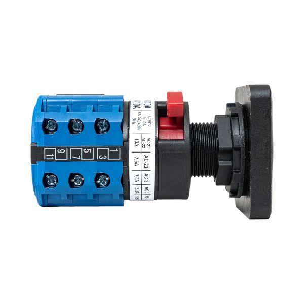  Переключатель кулачковый ПК-1-194 10А с ключом для амперметра PROxima EKF pk-1-194-10 фото в каталоге от BTSprom.by