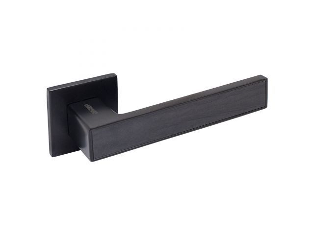 ручка дверная аллюр арт "лана" bl матовый черный/темно-серое дерево (8615tsd) защит.пленка (узк) 13807 от BTSprom.by