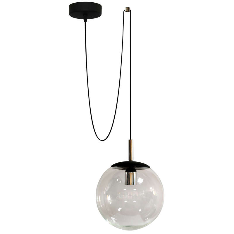 светильник нсо 17-150-305 "аура" d250 прозр. шнур 2.5 фикс. черн. (инд. упак.) элетех 1005253132 от BTSprom.by