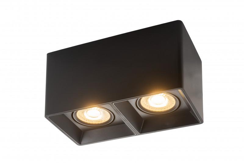  Светильник 10Вт GU5.3 IP20 LED накладной пластик черн. DENKIRS 628024 фото в каталоге от BTSprom.by
