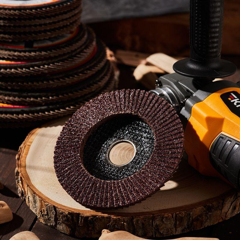  Круг лепестковый торцевой P40 115х22.2мм Kranz KR-90-0005 фото в каталоге от BTSprom.by