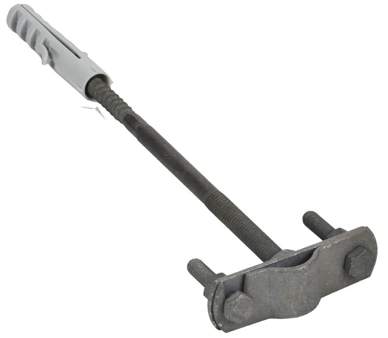 держатель молниеприемника d16-20мм l160 оцинк. сталь td iek zlc10d-lh-01-160-13 от BTSprom.by