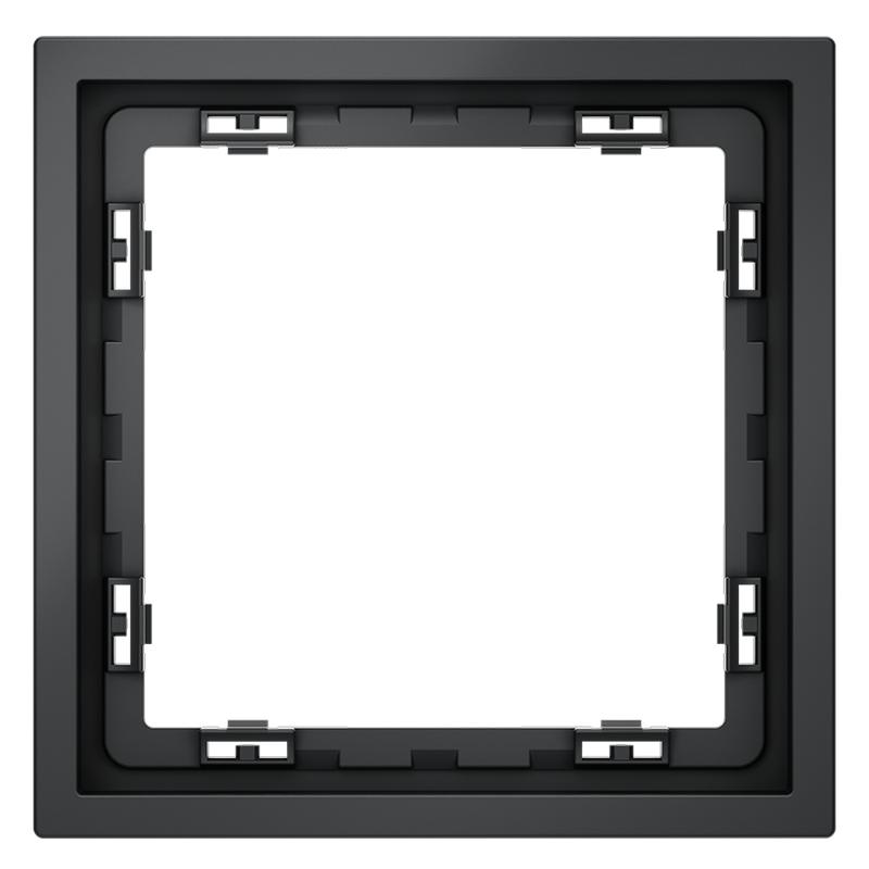  Рамка 1-м S70 пластик. графит Voltum VLS100107 фото в каталоге от BTSprom.by