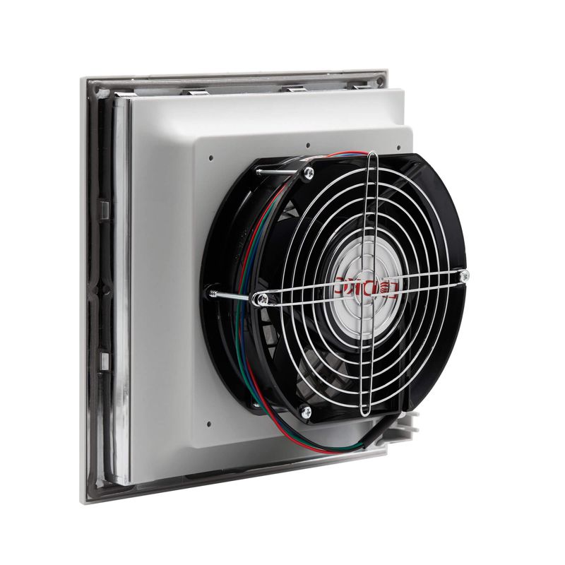  Вентилятор с фильтром ЭМС 200куб.м/ч 115-230В AC 255х255мм IP54 DKC R5MCV25231 фото в каталоге от BTSprom.by