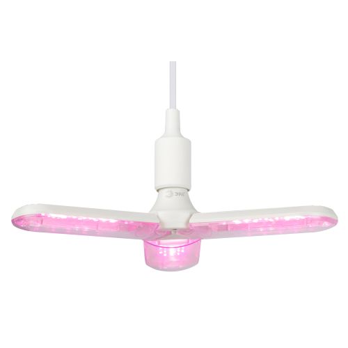 Лампа светодиодная FITO-24W-RB-E27-FOLD 24Вт Е27 3-лепестковая для растений красн./син. спектр Эра Б0061428 фото в каталоге от BTSprom.by