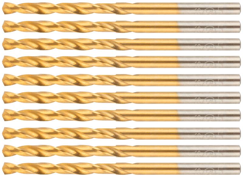  Сверло по металлу Profi с титановым покрытием 3.9х75мм (уп.10шт) Cutop 52-441 фото в каталоге от BTSprom.by