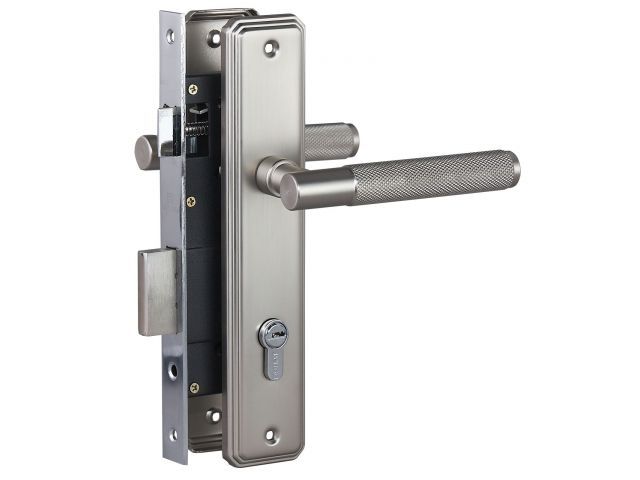 замок врезной с/руч  булат зв4-1.02.08 ферона матовый никель 5 перф.кл. (узк) 15405 от BTSprom.by