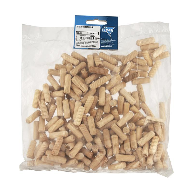 шкант мебельный 10х30 (уп.200шт) tech-krep/zitar 148356 от BTSprom.by