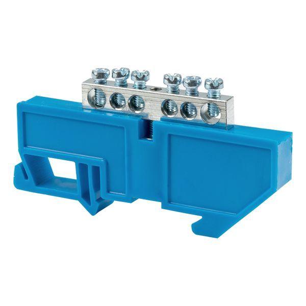 шина нулевая n 6х9 6 отвер. цинк син. изолятор на din-рейку ekf sn1-63-06-d от BTSprom.by шина нулевая n 6х9 6 отвер. цинк син. изолятор на din-рейку ekf sn1-63-06-d от BTSprom.by