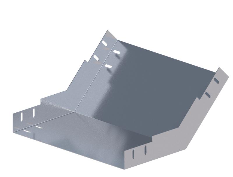 лоток монтажный угловой 45град. вверх 600х65 сталь 1.5мм лу45в.600.65.376.1.5.1 соэми н0121350448 от BTSprom.by