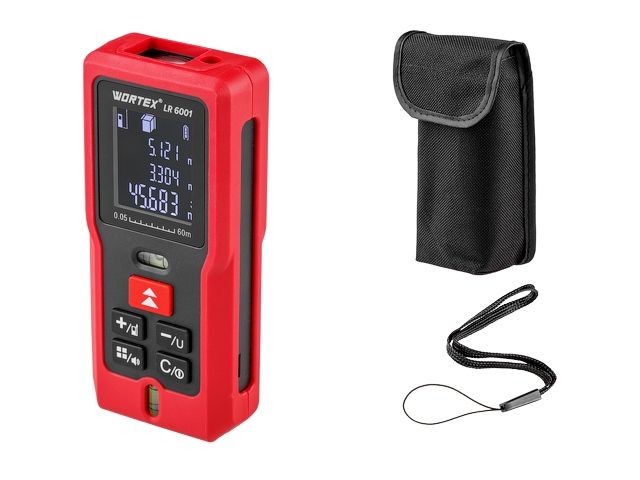 дальномер лазерный wortex lr 6001 в кор., 0.05 - 60 м, +/- 2 мм/м lr6001002723 от BTSprom.by