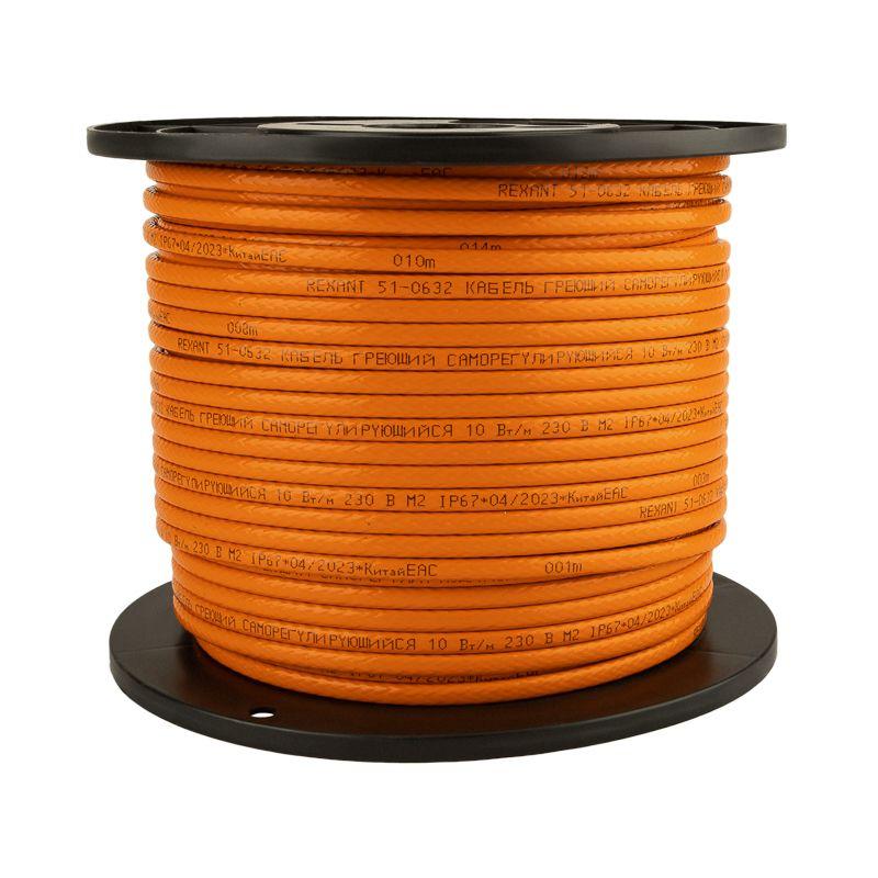  Кабель нагревательный саморег. 10HTM2-CT (10Вт/1м) 100м Rexant 51-0632 фото в каталоге от BTSprom.by