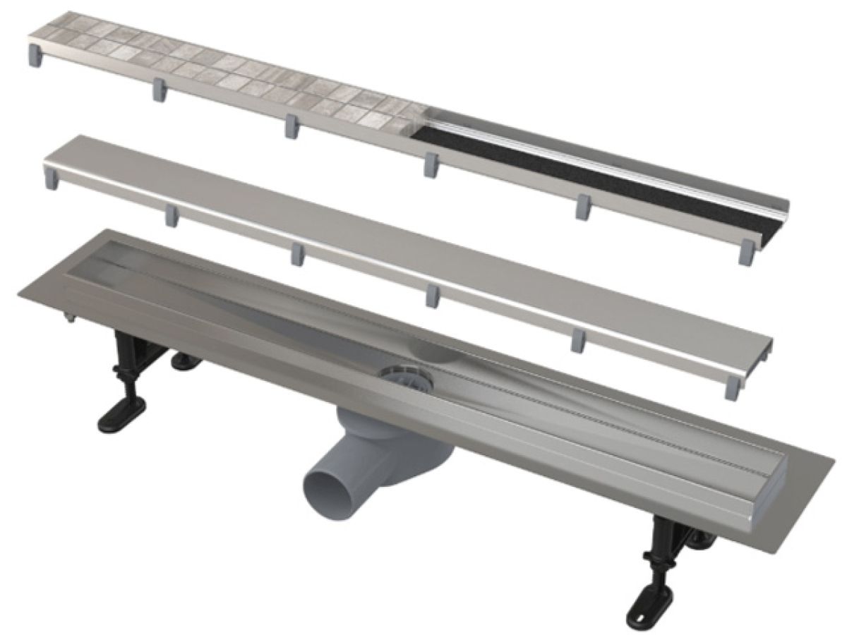 водоотводящий желоб с двойной решеткой 950, alcaplast apz13-double-950 от BTSprom.by