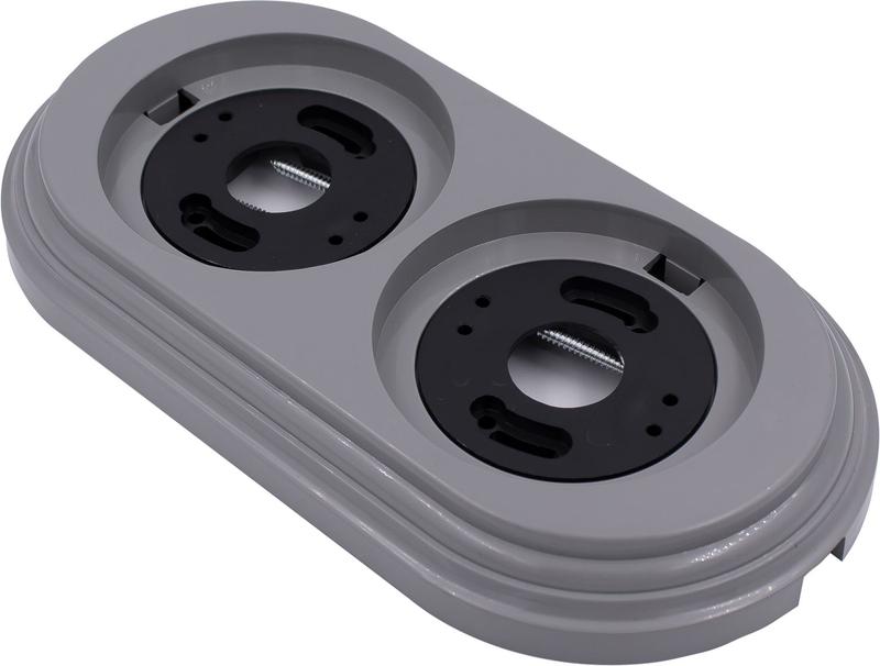 рамка 2-м пластик титан bironi bf1-620-26 от BTSprom.by