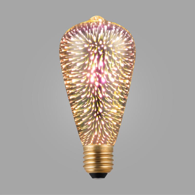 Лампа светодиодная филаментная Loft 271 ST64 3Вт 2700К E27 Voltega 8526 фото в каталоге от BTSprom.by